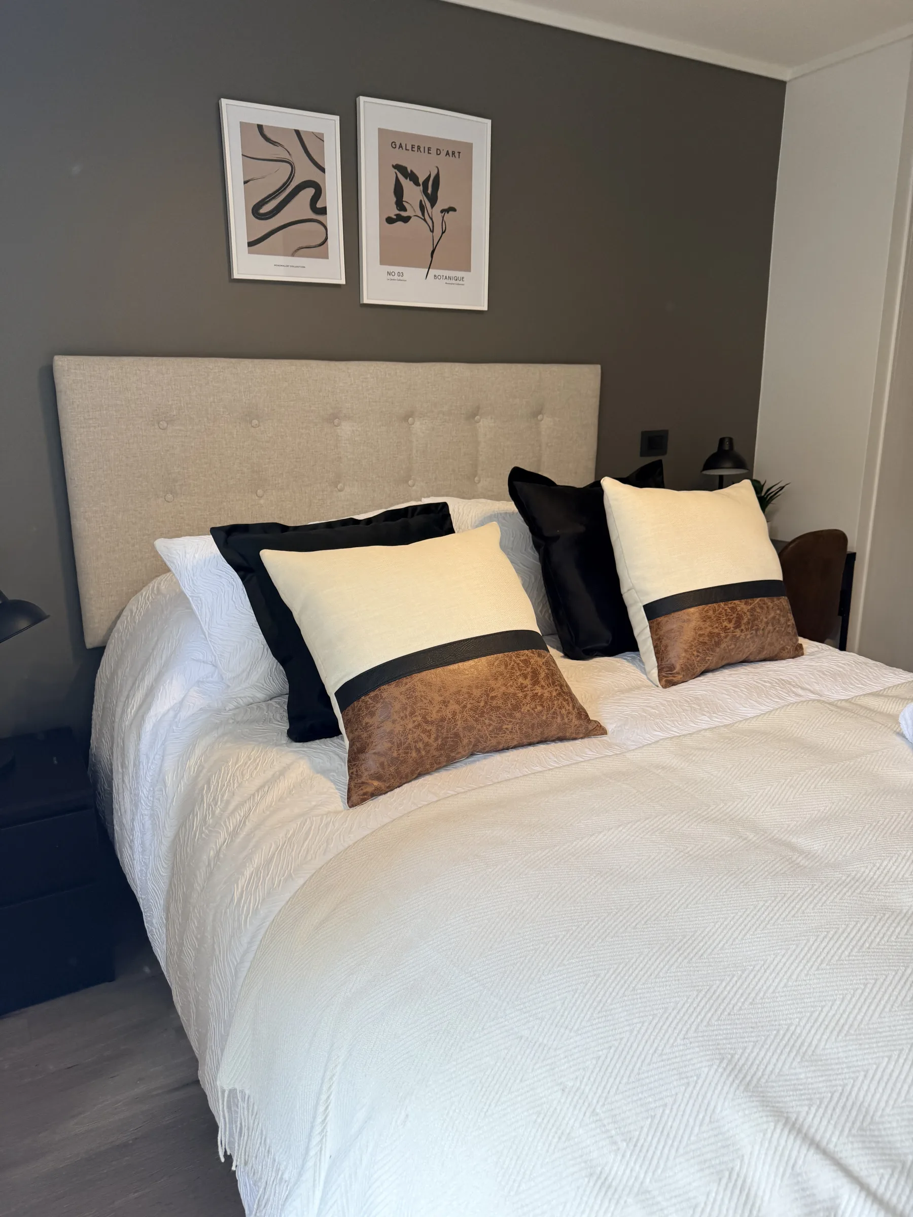 Dormitorio del apartamento en Santiago Centro